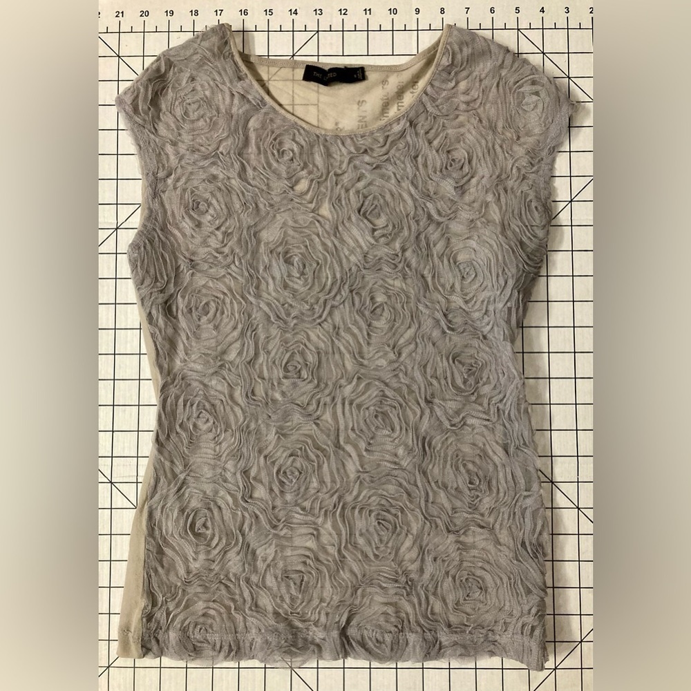The Limited Women’s Size Small Gray Sleeveless Blouse